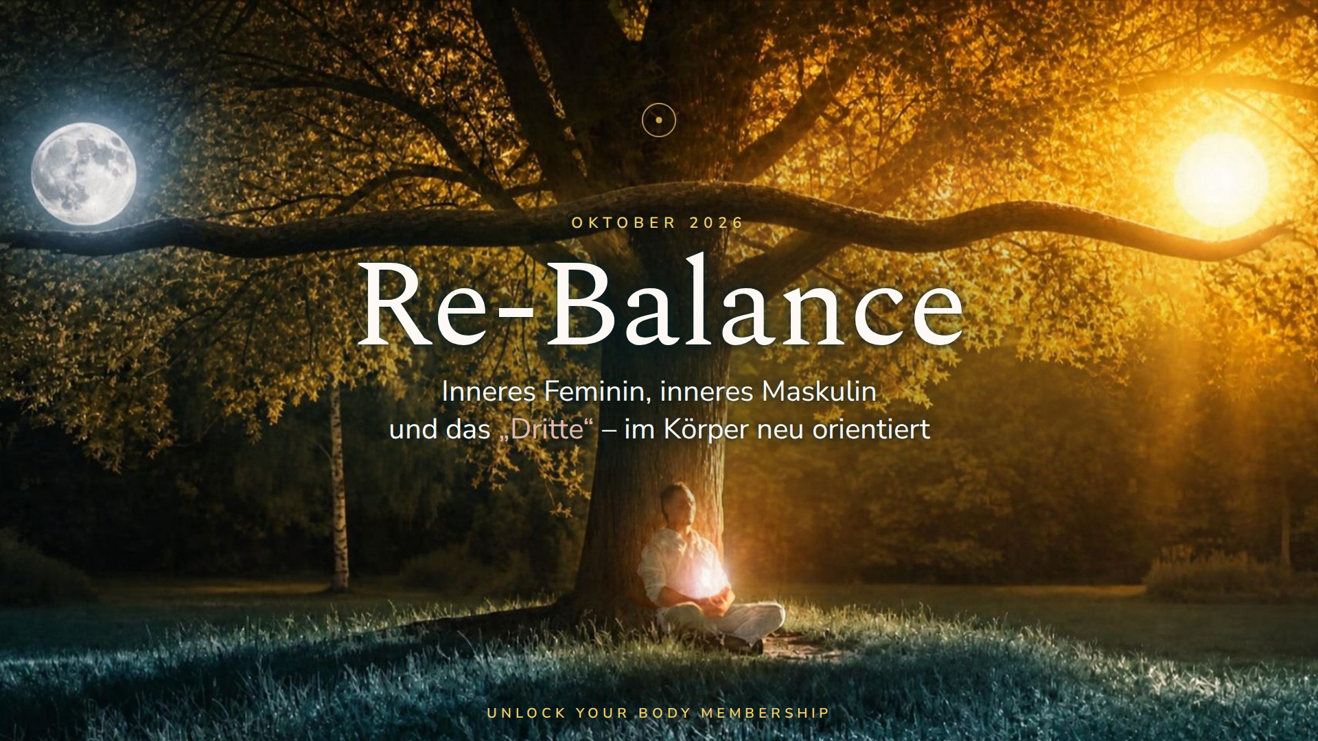 Re-Balance · Oktober 2026 · Inneres Feminin, inneres Maskulin und das Dritte – im Körper neu orientiert