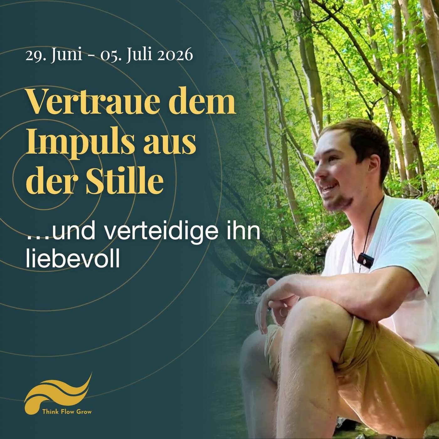 Cover „Vertraue dem Impuls aus der Stille (und verteidige ihn liebevoll)“ – Der Puls der Woche mit Tim Böttner