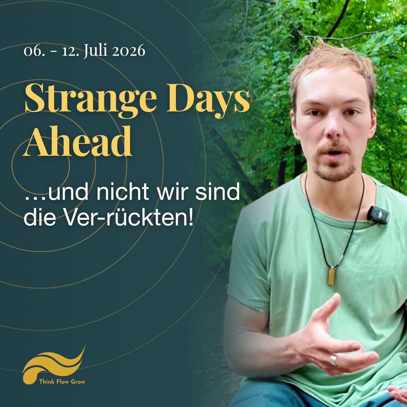 Cover „Strange Days Ahead (aber wir sind nicht die Ver-rückten!)“ – Der Puls der Woche mit Tim Böttner