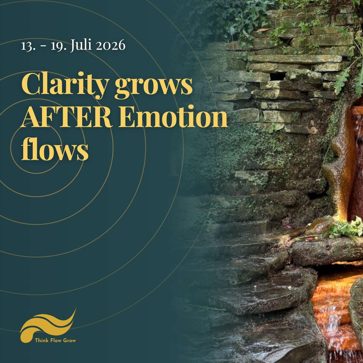 Cover „Clarity grows AFTER Emotion flows“ – Der Puls der Woche mit Tim Böttner