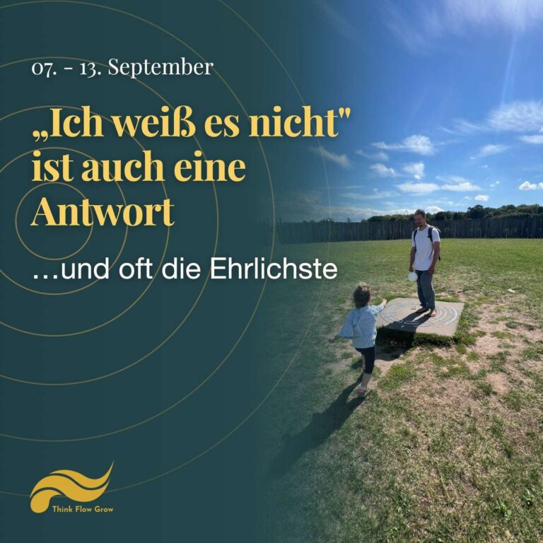 Cover „„Ich weiß es nicht" ist auch eine Antwort (und oft die ehrlichste)“ – Der Puls der Woche mit Tim Böttner