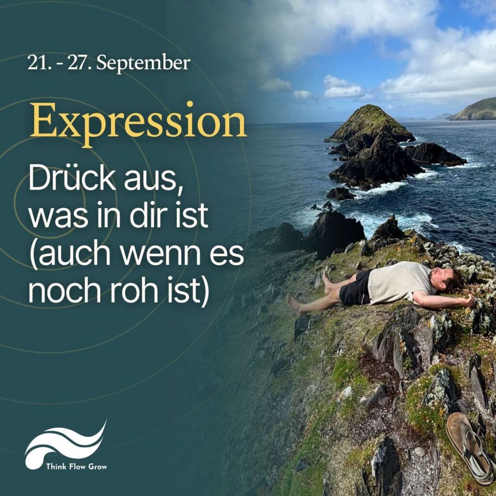 Cover „Expression: Drück aus, was in dir ist (auch wenn es noch roh ist)“ – Der Puls der Woche mit Tim Böttner