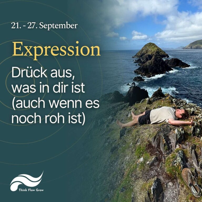 Cover „Expression: Drück aus, was in dir ist (auch wenn es noch roh ist)“ – Der Puls der Woche mit Tim Böttner
