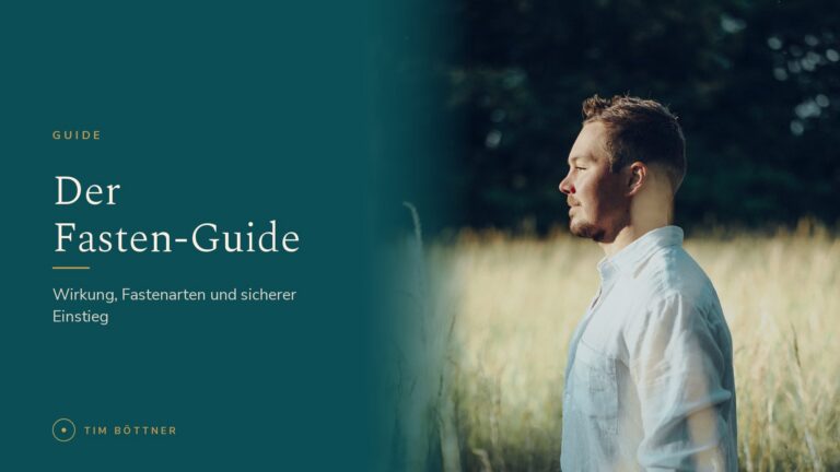 Banner zum Guide „Der Fasten-Guide“ von Tim Böttner