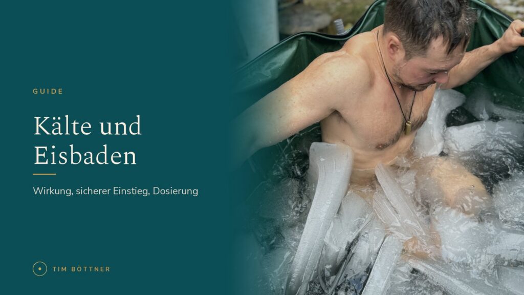 Banner zum Guide „Kälte und Eisbaden“ von Tim Böttner