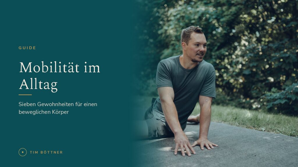Banner zum Guide „Mobilität im Alltag“ von Tim Böttner